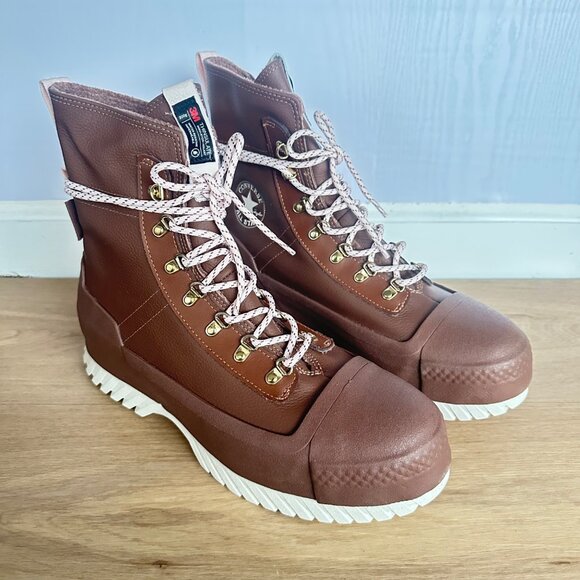 Chuck Taylor All Star Lugged 2.0 CC X-Hi Waterproof Boots Brown 11.5 Wmn A12899C - Picture 3 of 10